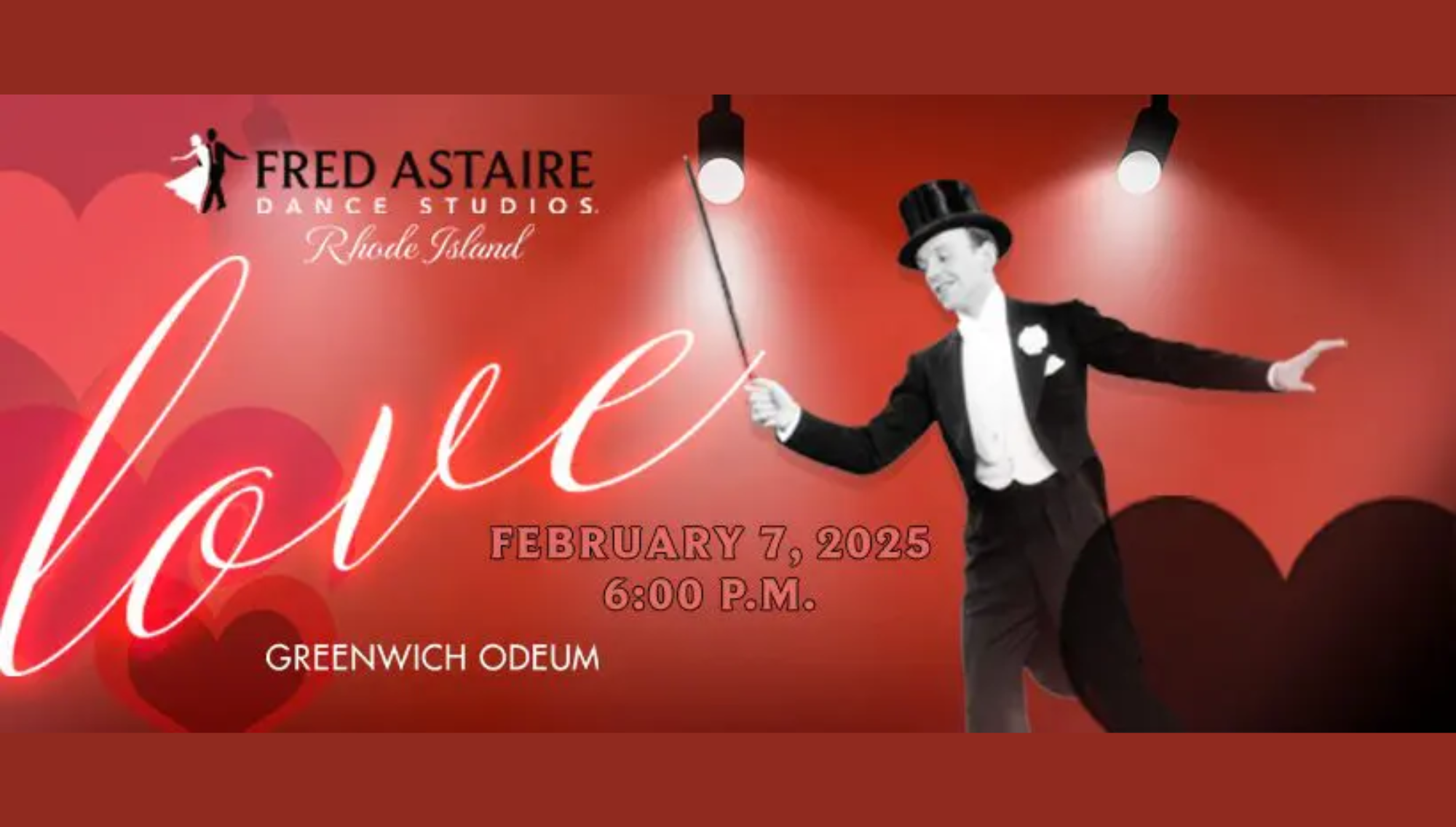 <H5>LOVE<H5>  <H5>Presented by Fred Astaire Dance Studios</h5>  <h5>February 7, 2025</h5>